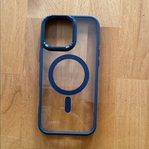 Blue Transparent Phone Case 16 ProMax
